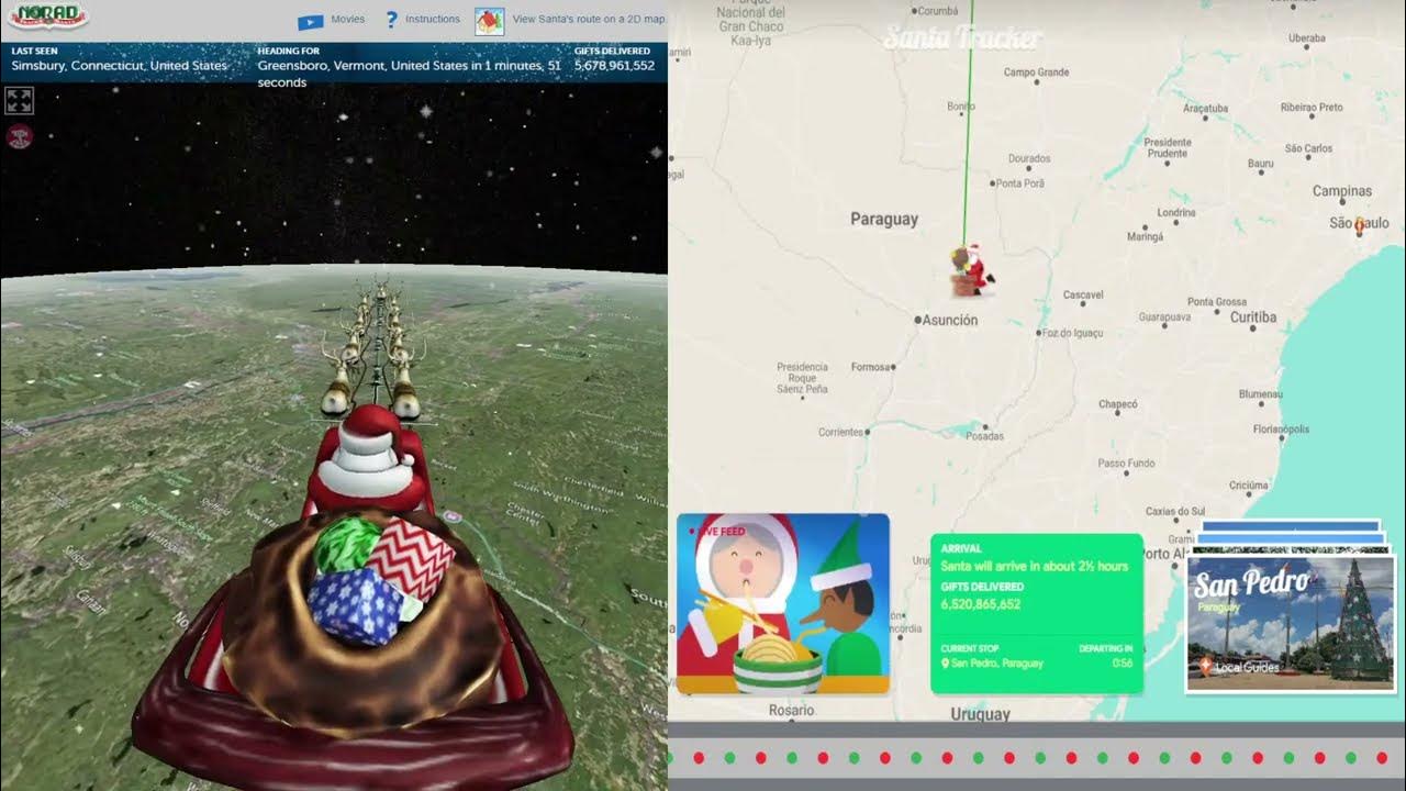 2023 NORAD Tracks Santa and Google Santa Tracker Live Stream (Part 3/3) YouTube