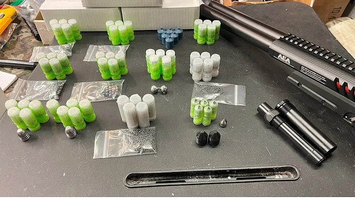 AEA Harpoon & Zeus new 72cal shotshell choices by Texoma Precision Pellet VID181