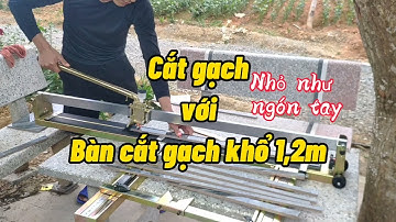 Bàn Cắt Gạch, Bàn Đẩy Gạch dòng 1 trục màu đồng DỤNG CỤ CÔNG TRÌNH