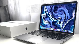 🌊✨ Распаковка MacBook Air M1 Space Gray 256gb в 2021 году 💻