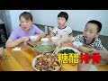 48元買3根排骨，做一盤糖醋排骨，婆婆都說好吃 | Sweet and sour pork, the children love to eat