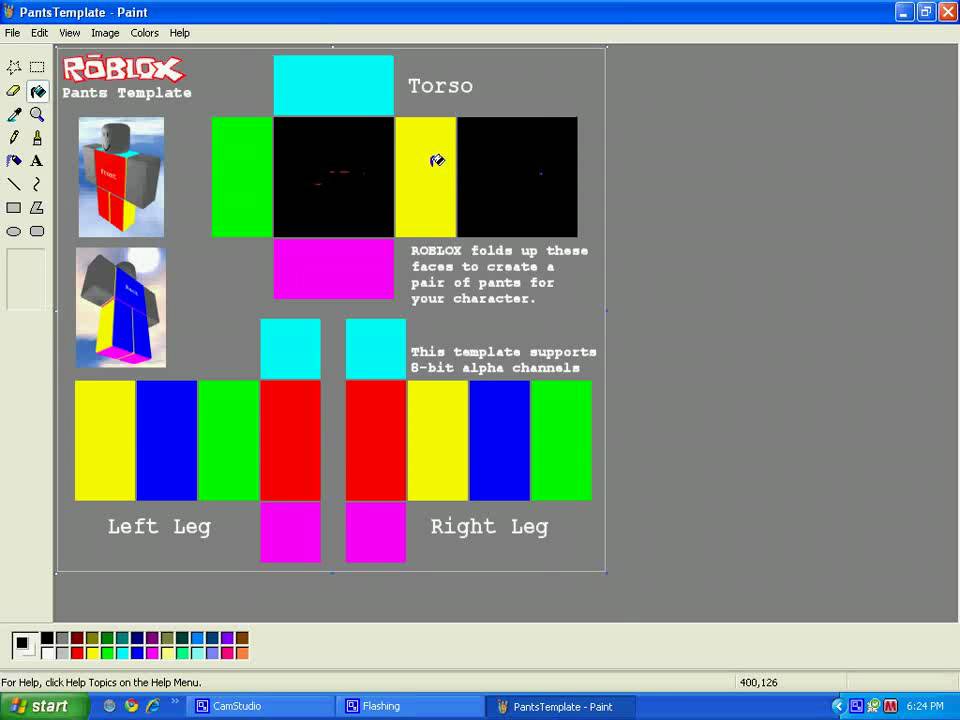 How To Make Pants In Roblox Using Paint Youtube - how to make pants on roblox kaldebwongco