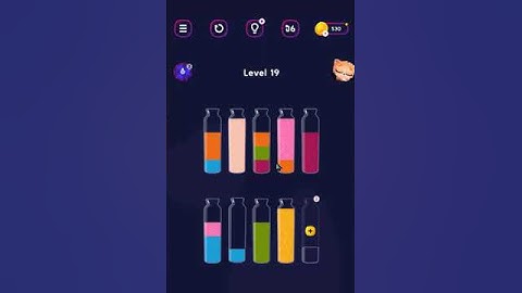 Get Color  -  Water Sort Puzzle level 19 | Mobile Games