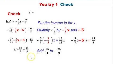Unit 2 Section 7 Video of Lesson - Inverse Functions