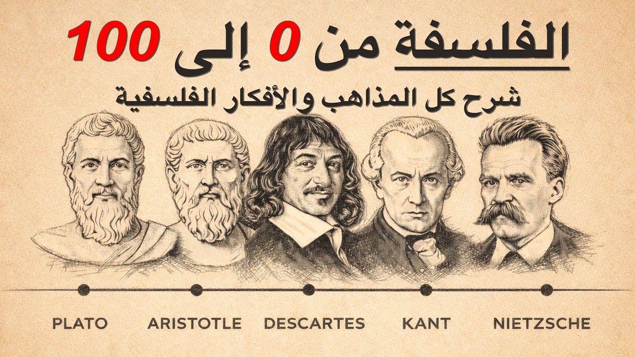 الفلسفة من 0 إلى 100 : شرح أهم المذاهب والأفكار الفلسفية
