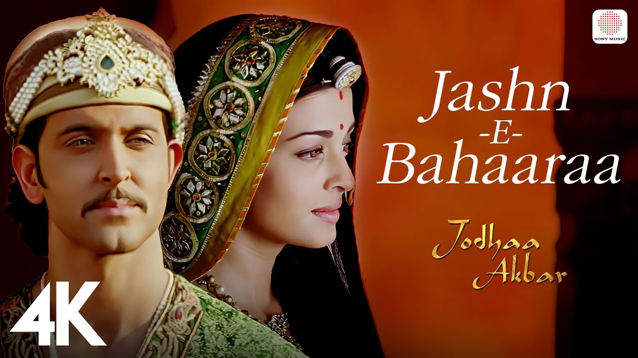 Jashn E Bahaaraa 4K Video  Jodhaa Akbar A R Rahman Hrithik Roshan Aishwarya RaiJaved Ali