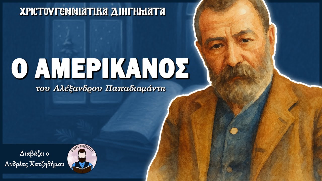 Ο Αμερικάνος - Αλέξανδρος Παπαδιαμάντης | Χριστουγεννιάτικα Διηγήματα