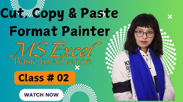 Cut, copy & paste options in MS Excel  |MS Excel Basic to Advance | MS Excel in Urdu/Hindi