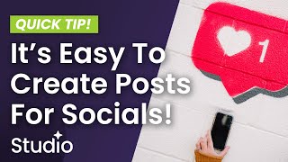 Studio Tutorial: Create Captivating Social Media Content in Studio | Guide for Creators