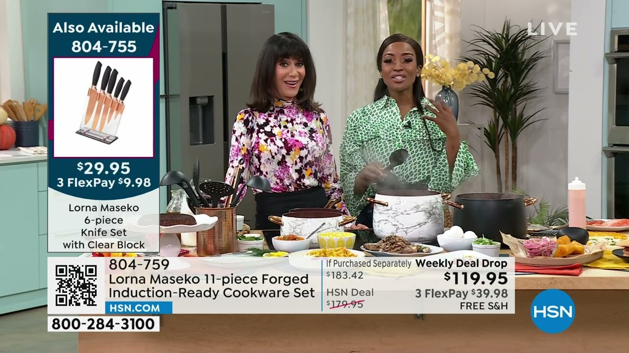 Lorna Maseko 11-piece Forged Induction-Ready Cookware Set