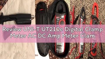 Review UNI-T UT210e Digital Clamp Meter AC DC Amp Meter Clamp Multimeter True RMS 2000 Counts Voltme