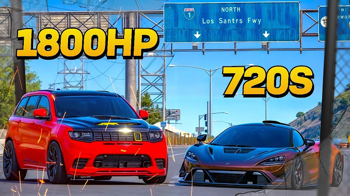 Retamos Un 720S Con Una Trackhawk De 1800HP