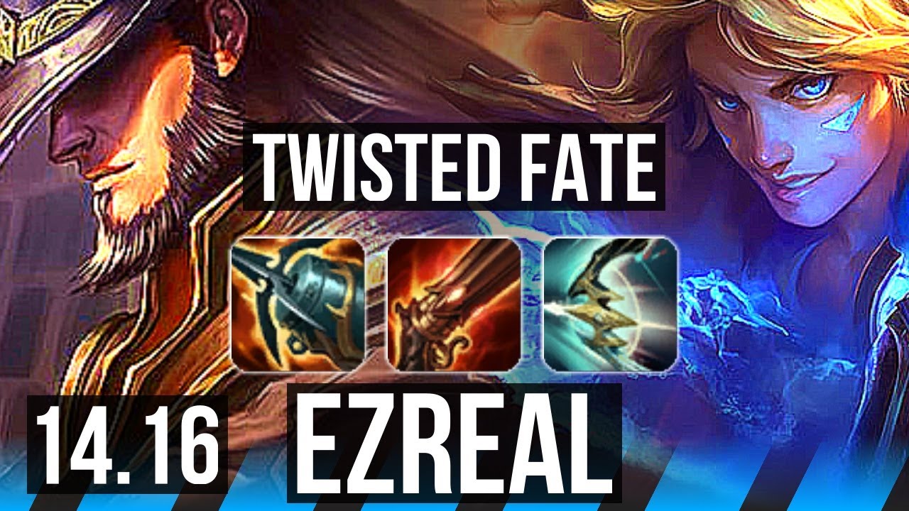 TWISTED FATE vs EZREAL (MID) | 5k comeback, 32k DMG, Godlike, 12/4/9 | EUW Master | 14.16