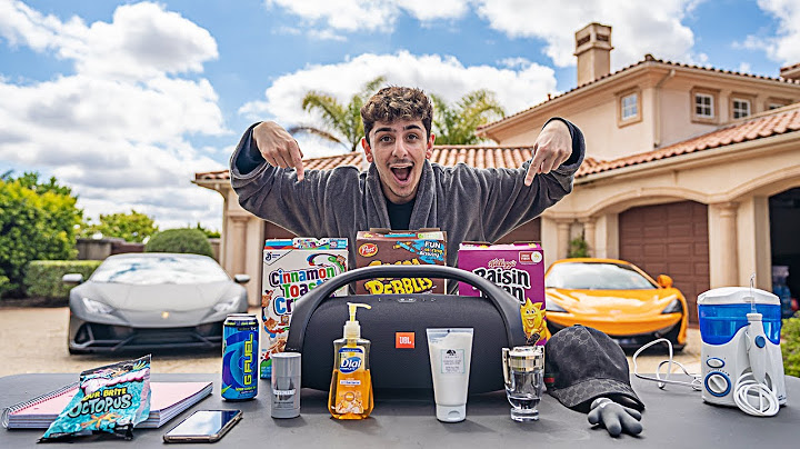 10 Things FaZe Rug Can't Live Without