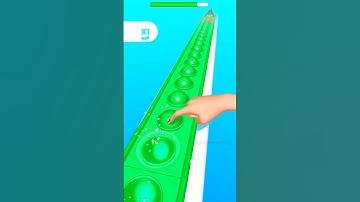 Pop it Run ! funny, Very Satisfying and Relaxing Gameplay #shorts #youtubeshorts  @iplayeverything