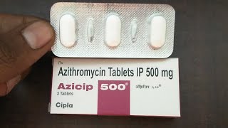 azicip 500 mg tablet uses | price | composition | dose | side effects | precautions | hindi Resimi