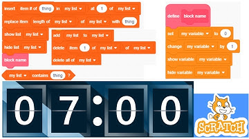 Variables, Lists, My Blocks and Music on Scratch Explained in 7 MINUTES!