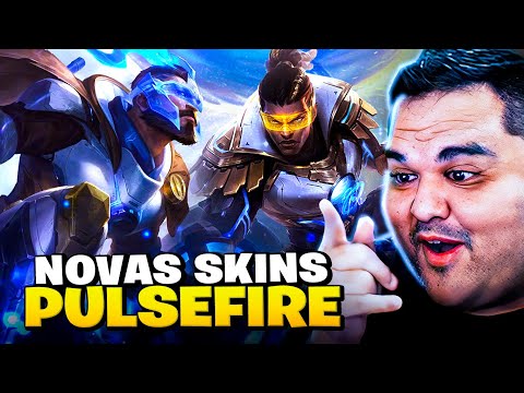 CONFERINDO AS NOVAS SKINS DO PANTHEON, LUCIAN E SHEN PULSEFIRE