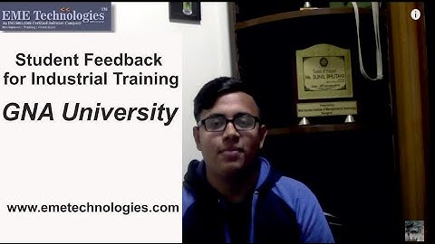 GNA University | Android Internship Training |  Student Feedback | Karan Gaba