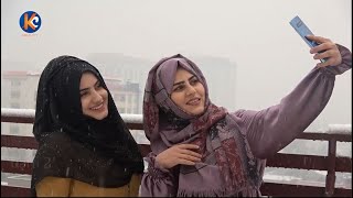 عکاسی در برف و آشپزی با مرسل و تمنا