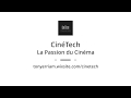 Cintech la passion du cinma