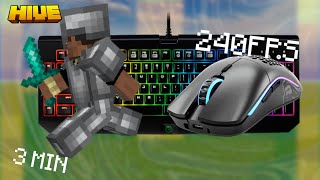 HIVE keyboard & mouse asmr | 240 fps