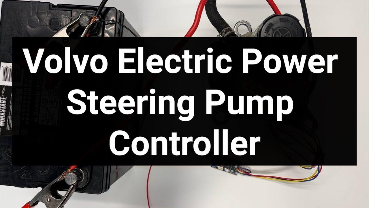 EHPS Micro Volvo Electric Power Steering Pump Controller Overview - YouTube