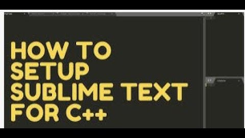 setting up sublime textfor data structures and competitive programming ||#coding