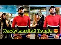 Newly married couple  modanish spotted at mumbai airport with his beautiful wife 