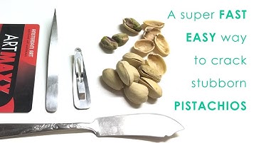 A Super Fast Easy Way to crack Stubborn Pistacios
