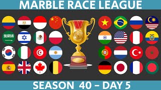 Marble Race League Season 40 Day 5 Marble Race In Algodoo