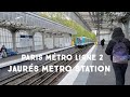 Paris mtro de paris ligne 2  jaurs metro station line 2  le de france mobilits  ratp paris