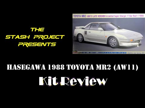 The Stash Project - Hasegawa &rsquo;88 Toyota MR2 Kit Review