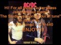 AC/DC "If You Want Blood": Retuned A-440 Version