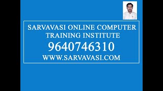 Online Core Python Programming (For Loop)DAY -7 #SARVAVASI