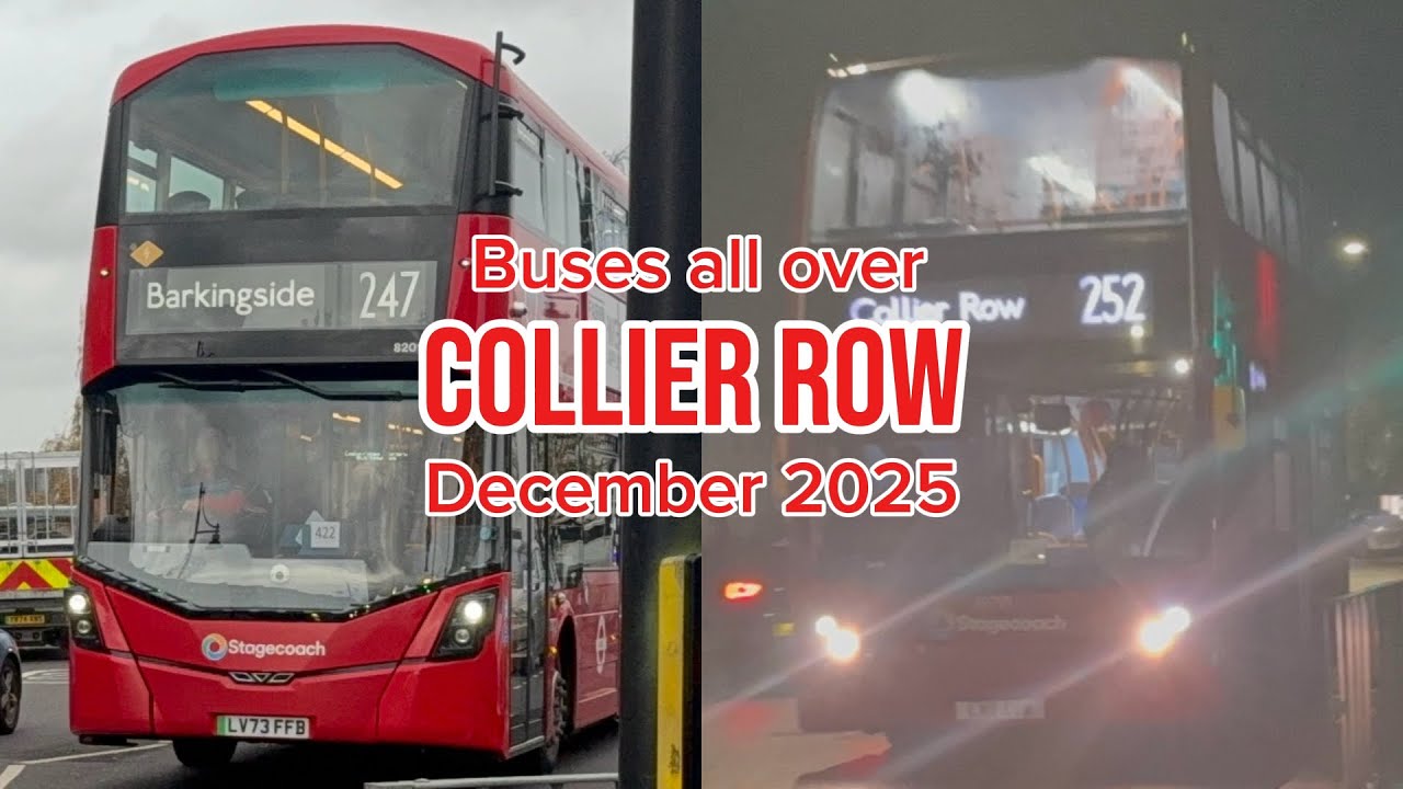 Buses all over Collier Row - December 2025