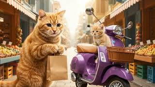 Brave Mama Cat Rescues Her Kitten From A Car Catcher