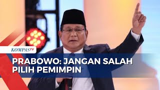 Begini Kata Prabowo Ingatkan Kadernya Agar Tidak Salah Pilih Pemimpin!