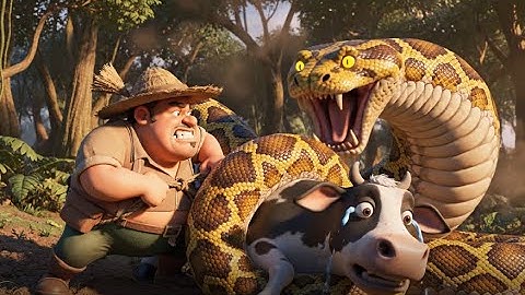 Giant Python Attacks Cow — What Happens Next Will Shock You!