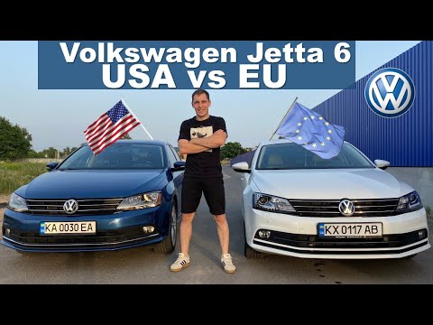 Видео: Сравнение Jetta 6 USA vs Jetta 6 EU