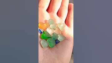 Thumbnail of Sea Glass Hearts.