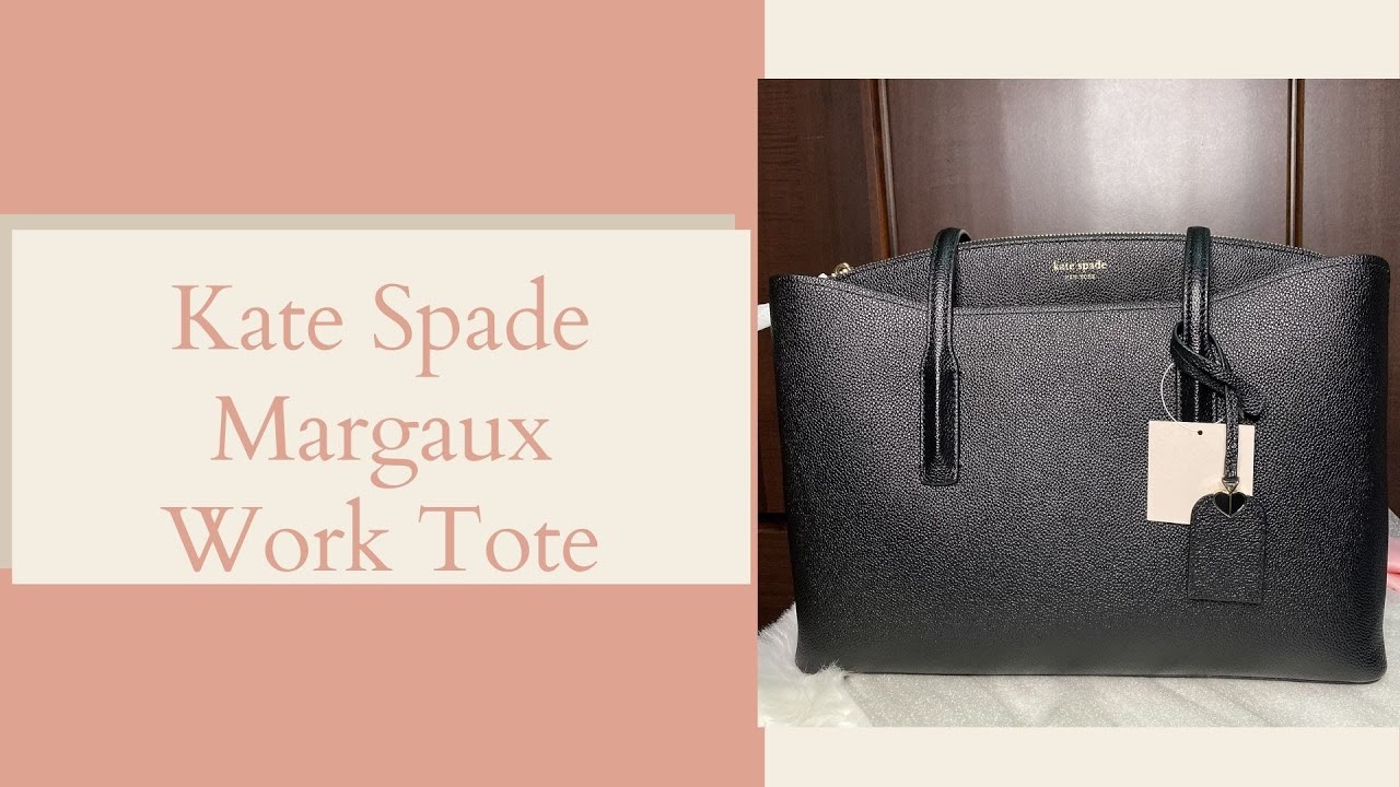 Kate Spade Margaux Large Work Tote Unboxing - YouTube