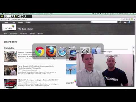 Linchpin Social Intranet with Confluence | Personalized Global Navigation | Demo