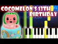Cocomelon S 13th Birthday Cocomelon Nursery Rhymes Piano Tutorial Karaoke