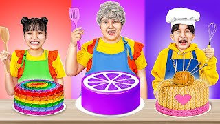 Desafío De Cocina Baby Doll Vs Abuela ‍ ¿Quién Hará La Mejor Pizza?|Increíbles Hacks De Cocina