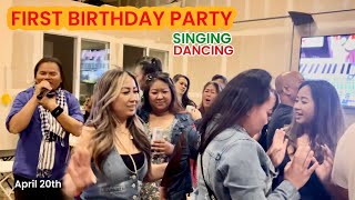FIRST BIRTHDAY PARTY 04-20-2024 #dance #karaoke #2024 #firstbirthday #birthday #birthdayparty