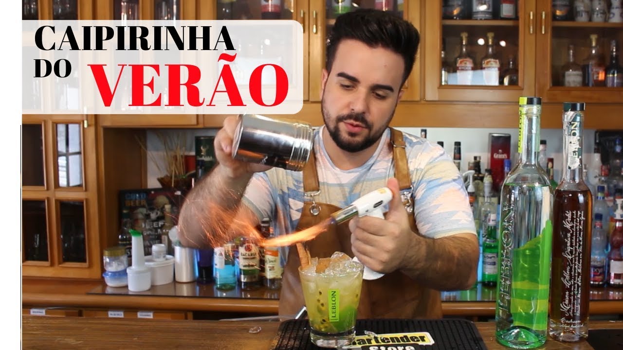 Caipirinha do Verão 2019! Limão Maracujá e Canela | Bartender Store