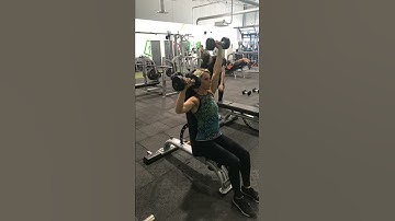 Shoulder press with static hold