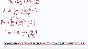 Q#24 - Ex 5.3 - Short Answer Type  - NCERT EXEMPLAR Class XII Maths - Continuity & Differentiability