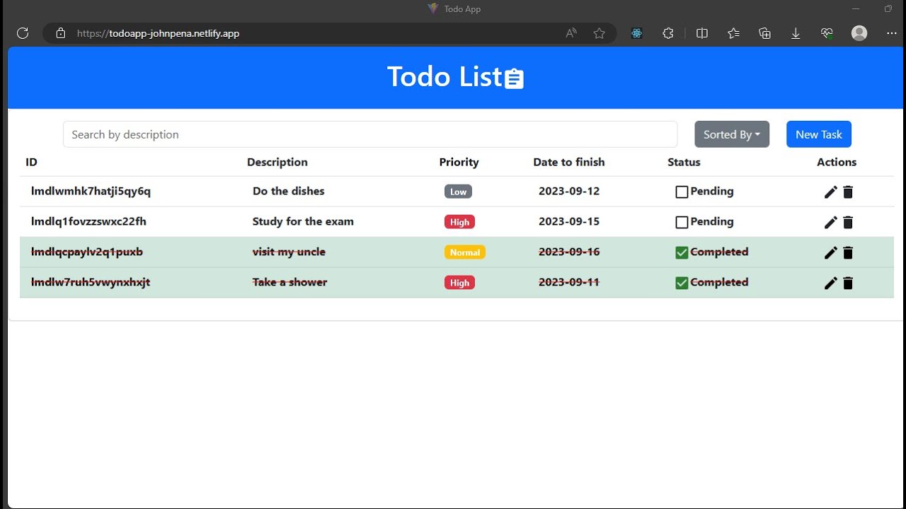 Todo App using React - YouTube